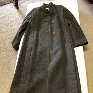 Women’s vintage 100% wool size 8 grey coat